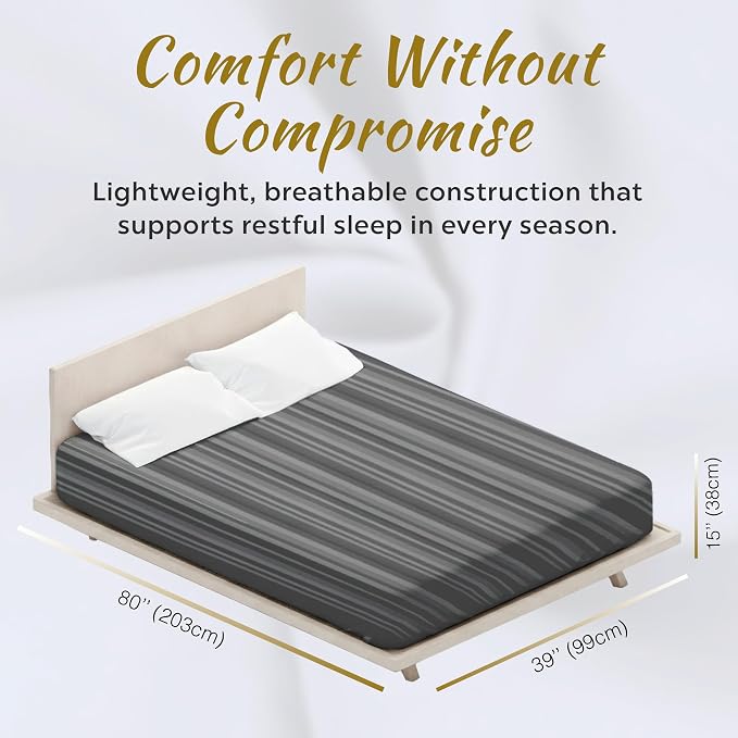 Microfiber 2 Twin XL Fitted Bottom Bed Sheets 1800 Ultra Soft and Comfy - Image 5