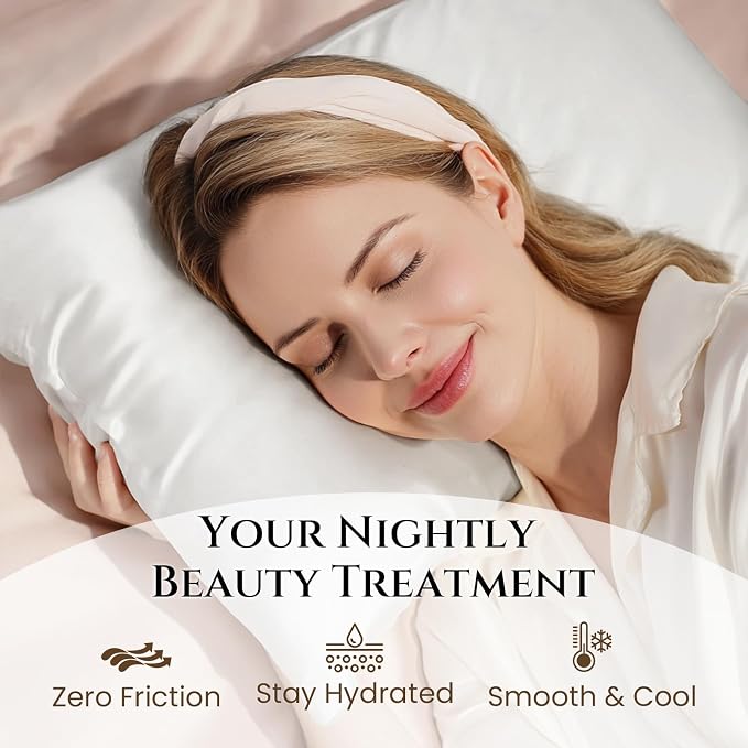 THXSILK 100% Silk Pillowcase for Hair and Skin Luxury 25 Momme Mulberry Silk - Image 3