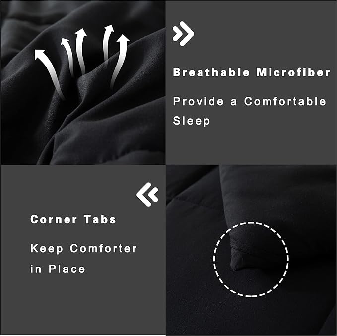 DOWNCOOL King Size Comforter Set -All Season Bedding Comforters Sets - Image 5