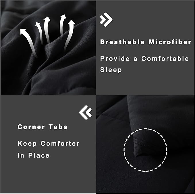 DOWNCOOL Full Size Comforter Sets -All Season Bedding Comforters - Image 5