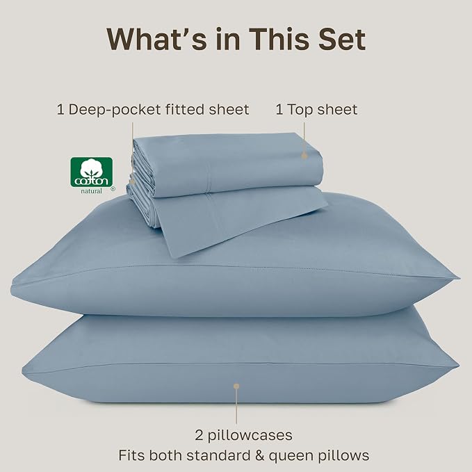 California Design Den Luxury 100% Cotton Sateen - Image 4
