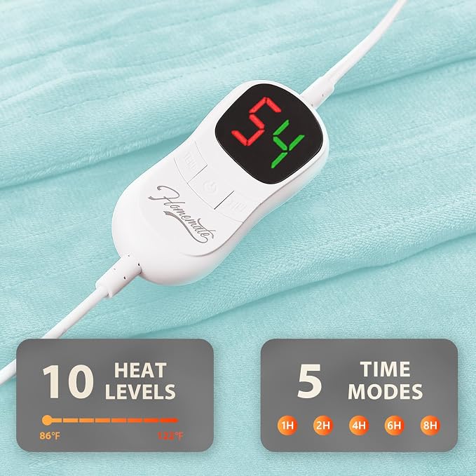 Homemate Electric Heated Blanket Queen Size - Image 4