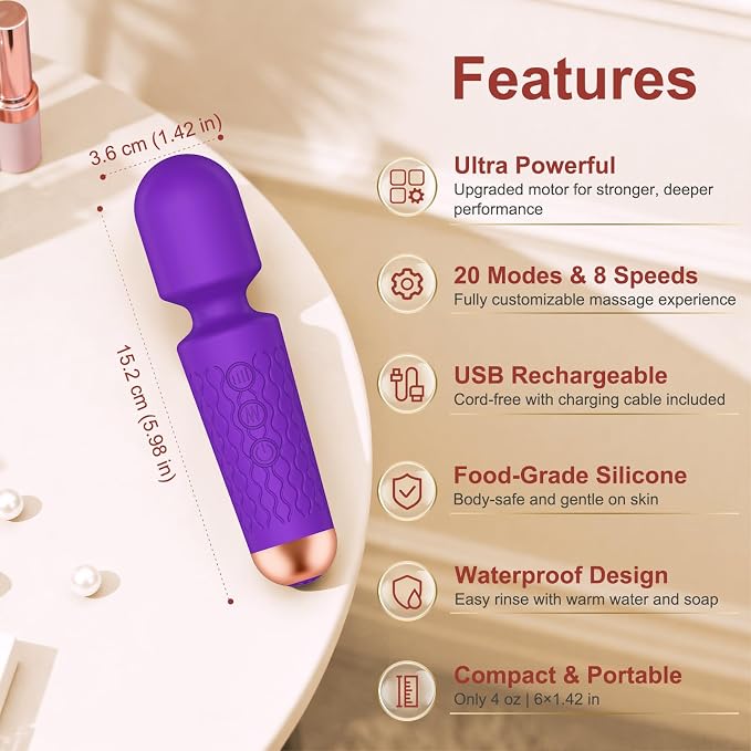 Upgraded Cordless Handheld Massager - Image 3