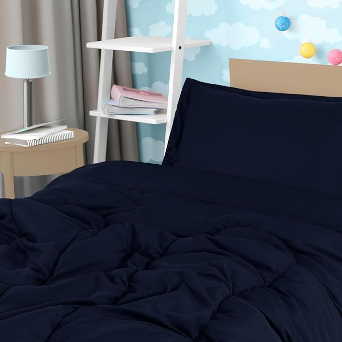 Utopia Bedding Navy Kids Comforter Set - Image 3