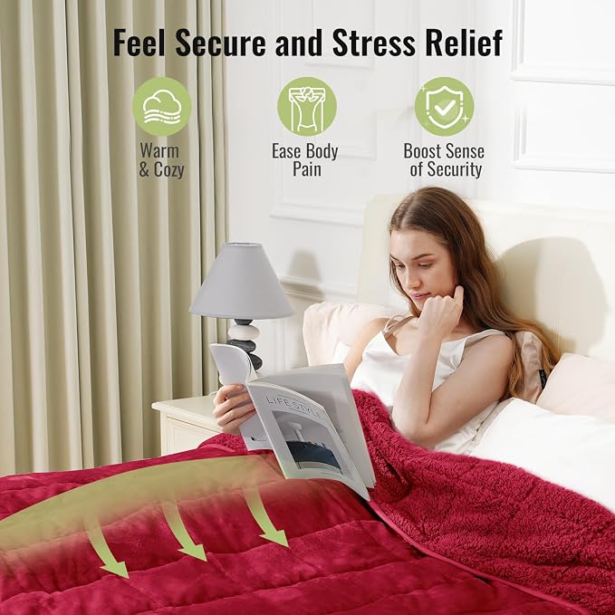 Uttermara Weighted Blankets for Adults Full Size, 15lbs 48x72 inches Blanket - Image 4