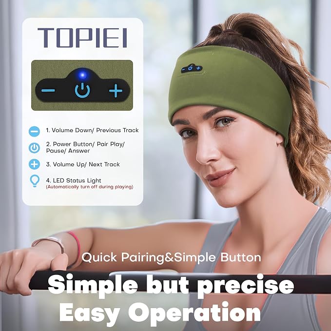 Sleep Headphones Bluetooth Headband - Image 4