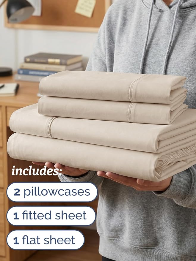 Twin XL 4 Piece Sheet Set - Image 3