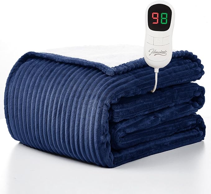 Homemate Electric Heated Blanket Full Size by Homemate