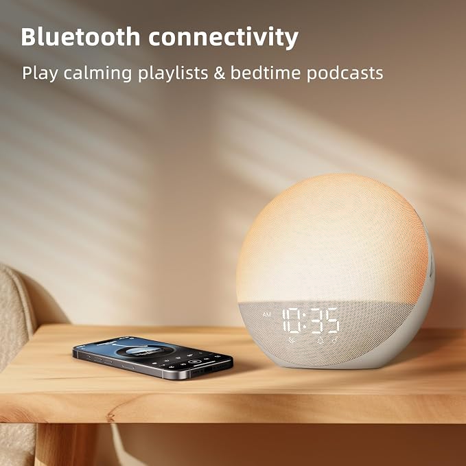 Sunrise Alarm Clock White Noise Machine: Natural Wake Up Light - Image 5