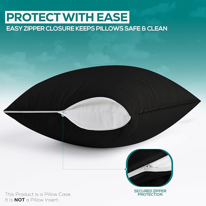 Utopia Bedding Premium 100% Waterproof Pillow Protectors - Image 4