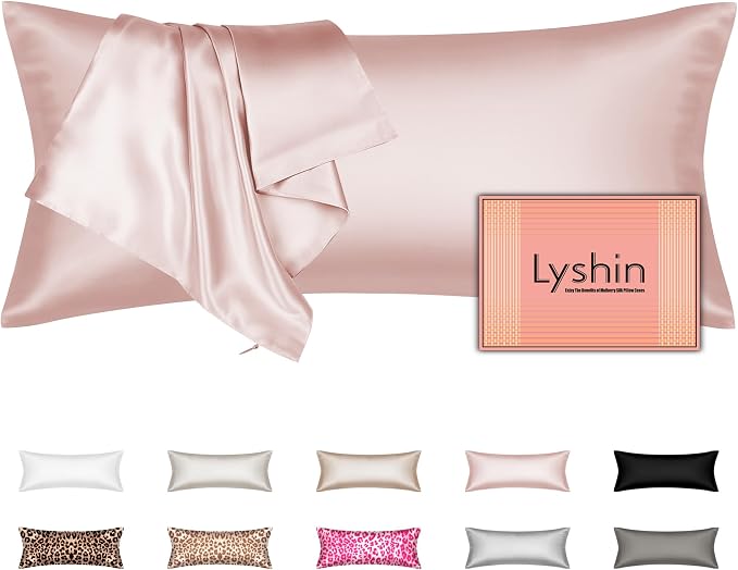 Silk Body Pillow Cover with Zipper, Mulberry Silk Pillow Cases Body Size by LYSHINSILKPILLOWCASES