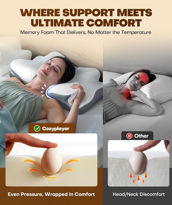 Cozyplayer True Cooling Cervical Neck Pillow - Image 6