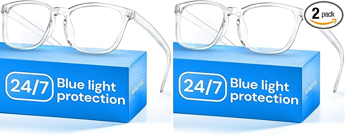 Gaoye Transparent, Scratch-Resistant & Comfort Fit by Gaoye
