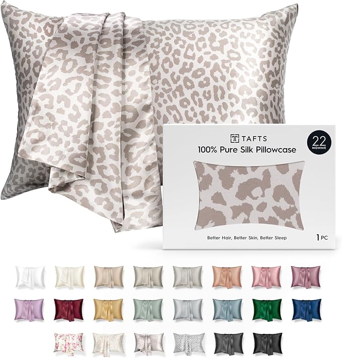 TAFTS 22mm 100% Pure Mulberry 6A Silk Pillowcase by Tafts