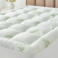 Twin XL Size Mattress Topper Viscose Derived from Bamboo, Soft Thick Pillow Top by SurChic