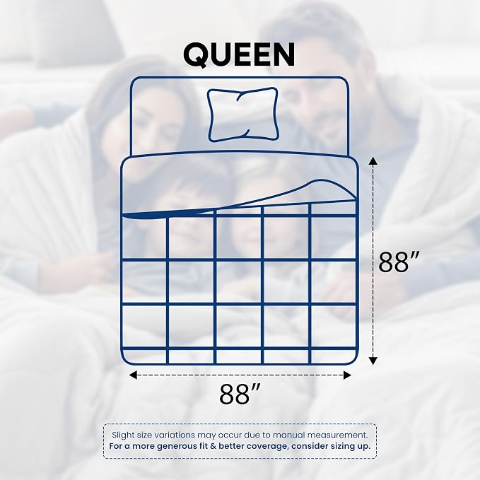Utopia Bedding Comforters Queen Size, All Season Duvet Insert, Down Alternative - Image 2
