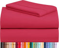 LuxClub 3 PC Twin XL Sheet Set, Deep Pockets Wrinkle Free Cooling Bed Sheets by LuxClub