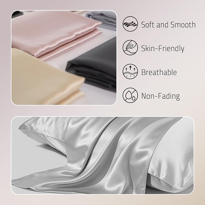 Gabire Mulberry Silk Pillowcase - Image 2