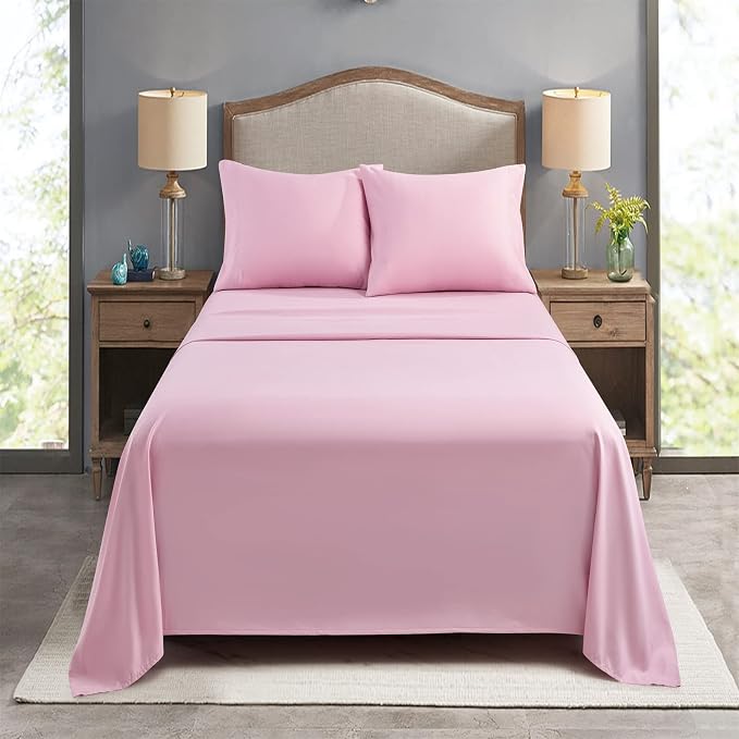 FreshCulture King Flat Sheets Only, Soft Microfiber Bedding Sheets - Image 7