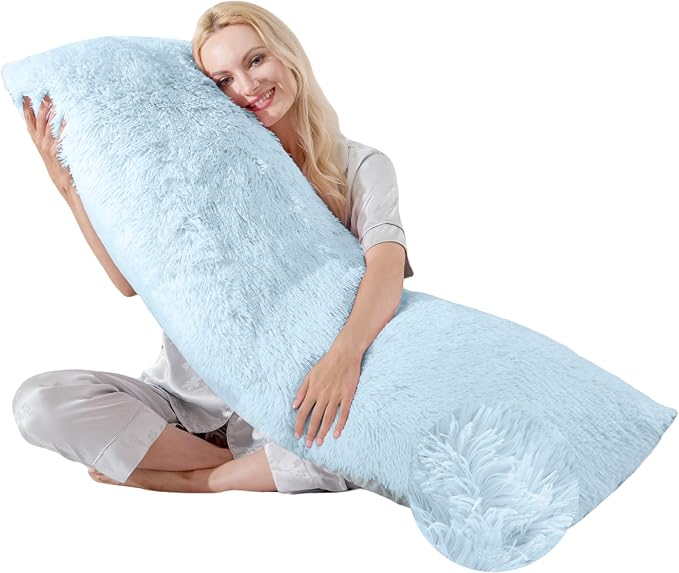 WSOFRLAC Thin Neck Pillow for loft Bed 20x54 Adjustable Back Decorative Pillows by WSOFRLAC