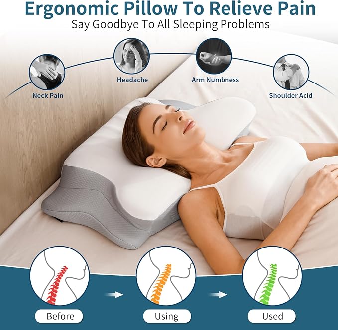 Cervical Neck Pillow for Pain Relief - Image 2