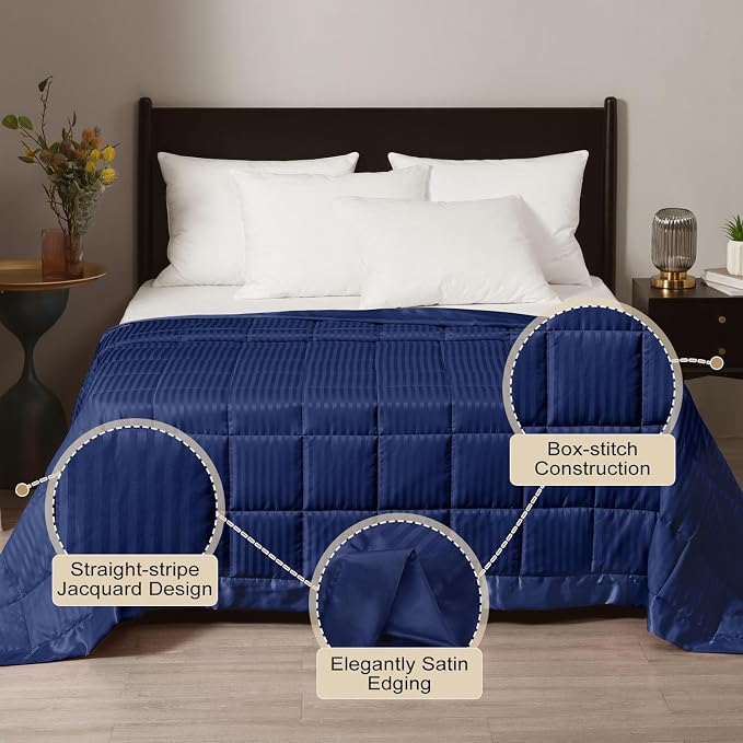 downluxe Weighted Blanket King Size, 18 lb Weighted Blanket - Image 2