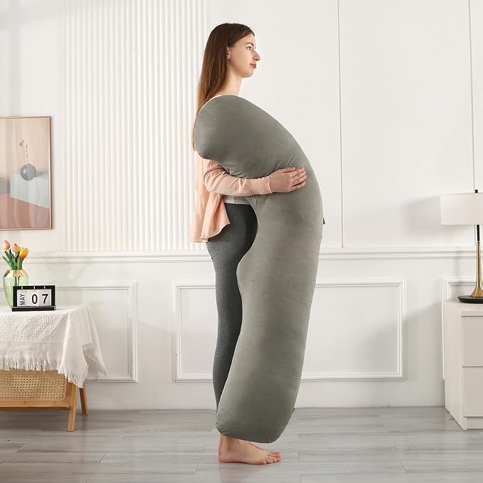 BATTOP Pregnancy Pillows with Cooling Cover, Cooling Maternity Pillow - Image 7