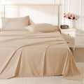 ROSE&RISY Khaki Full Sheet Set, 4 Pieces Soft Bedding Full Sheet Set, by ROSERISY