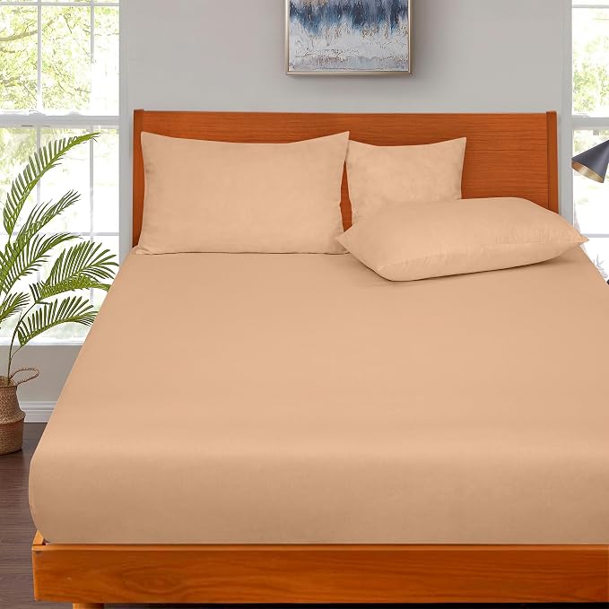ROYALE LINENS 300 Thread Count 100% Long Staple Combed Cotton Fitted Sheet Twin - Image 9