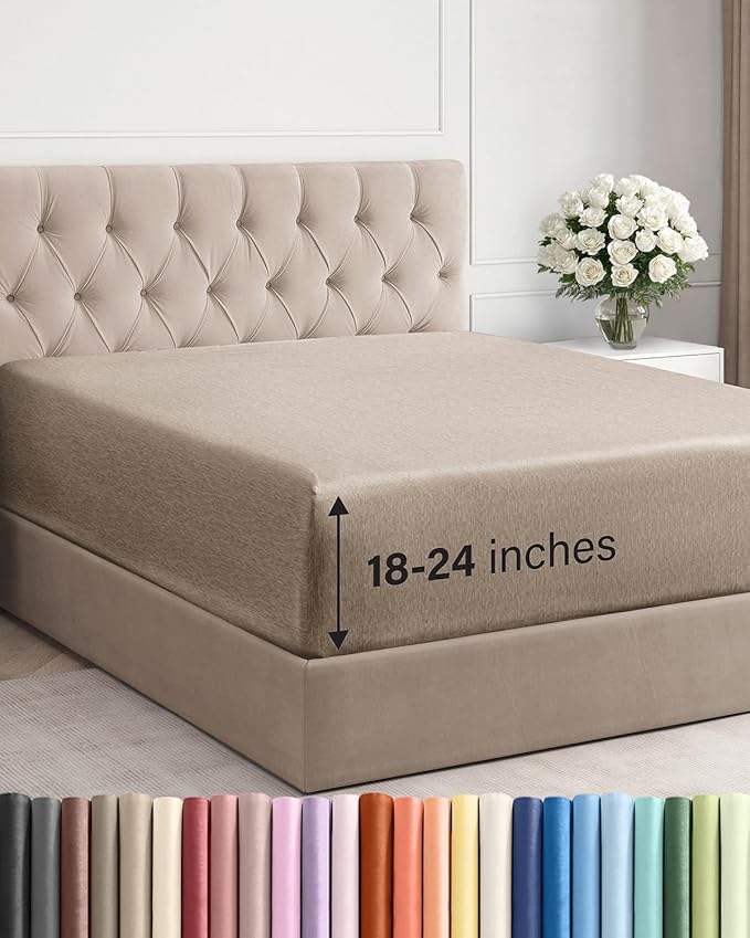 Extra Deep King Fitted Sheet by CGKUnlimited