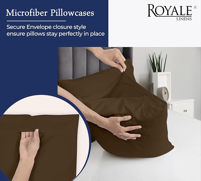 Royale Linens Standard Pillowcase Set of 2 - Image 5