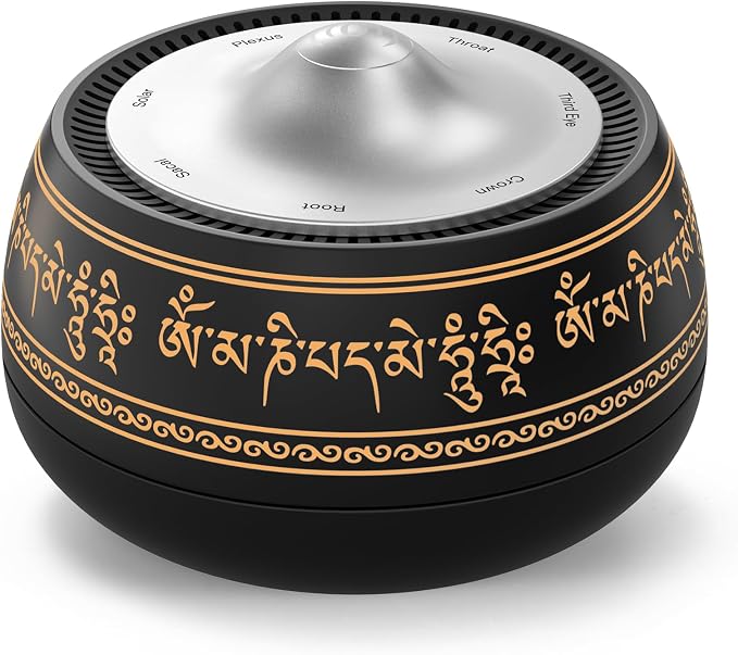 Portable Electronic Tibetan Singing Bowl, 8 Chakra Modes by NDLT