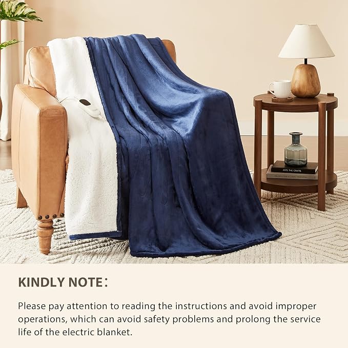 Homemate Electric Heated Blanket Full - Image 6