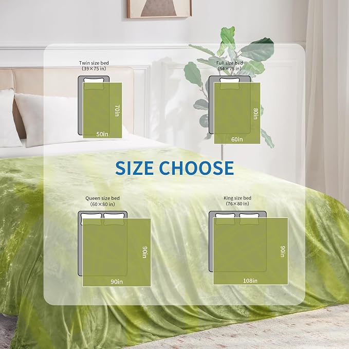 Guohaoi Cooling Blanket for HotSleepers, Decortive Tie Dye, Absorbs Heat to - Image 4