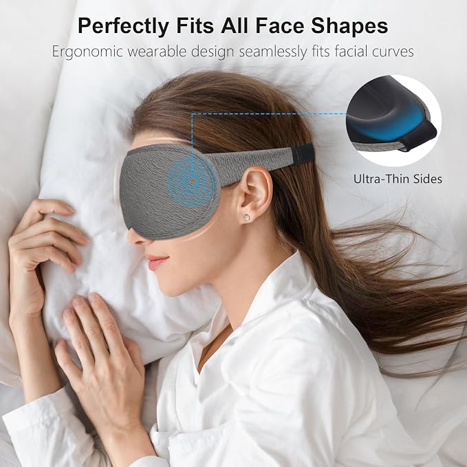 Gritin 100% Blackout Sleep Eye Mask - Image 4