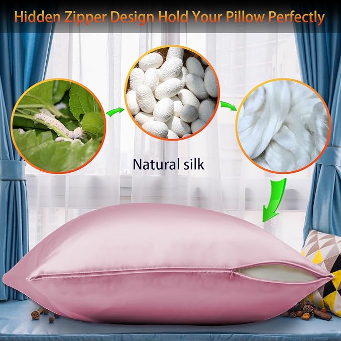 Mulberry Silk Pillowcase 2 Pack - Image 5