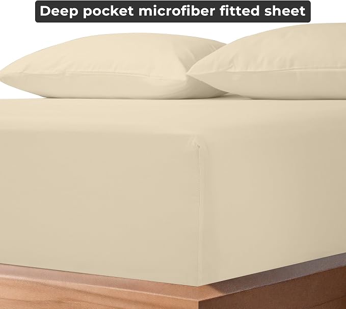 Royale Linens Fitted Sheet Full - Image 6