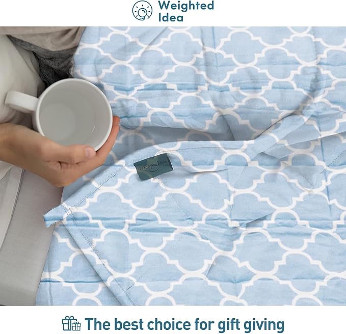 Weighted Idea Weighted Blanket for Adults Cooling Breathable Heavy Blanket - Image 4