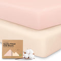 KeaBabies 2-Pack Organic Crib Sheets by KeaBabies