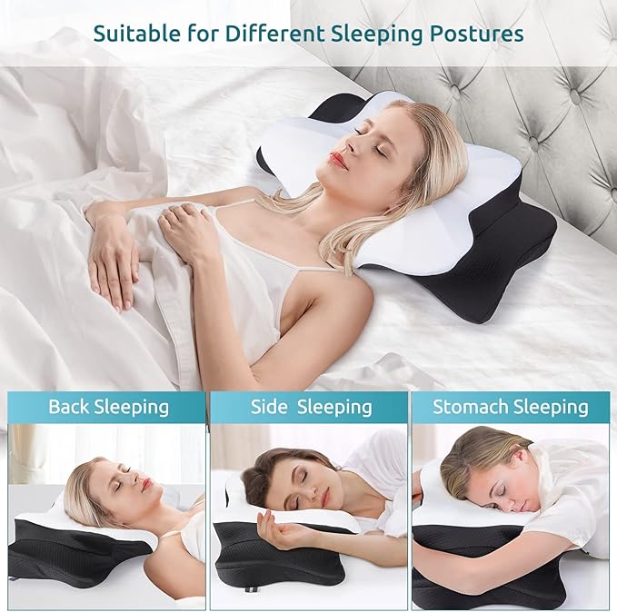 DONAMA Cervical Pillow for Neck and Shoulder Pain Relief, Cooling Contour - Image 2