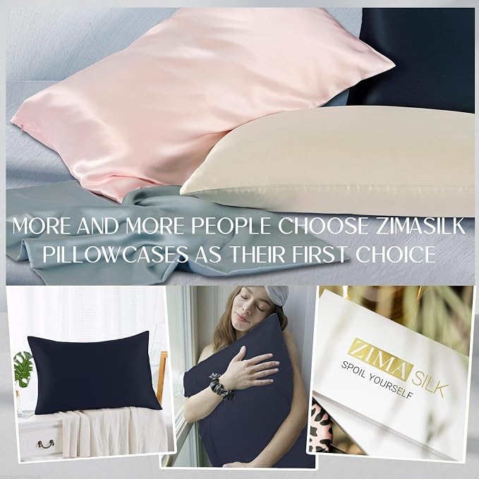 ZIMASILK 100% Pure Mulberry Silk Pillowcase - Image 6