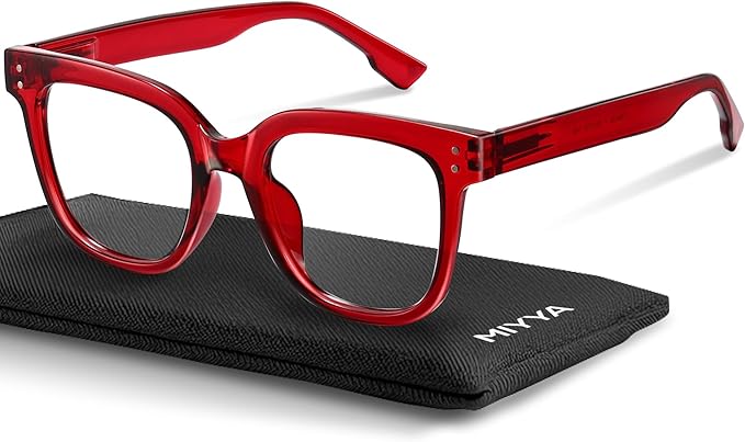miyya Blue Light Glasses for Women & Men – Oversized UV & Blue Light Blocker by miyya