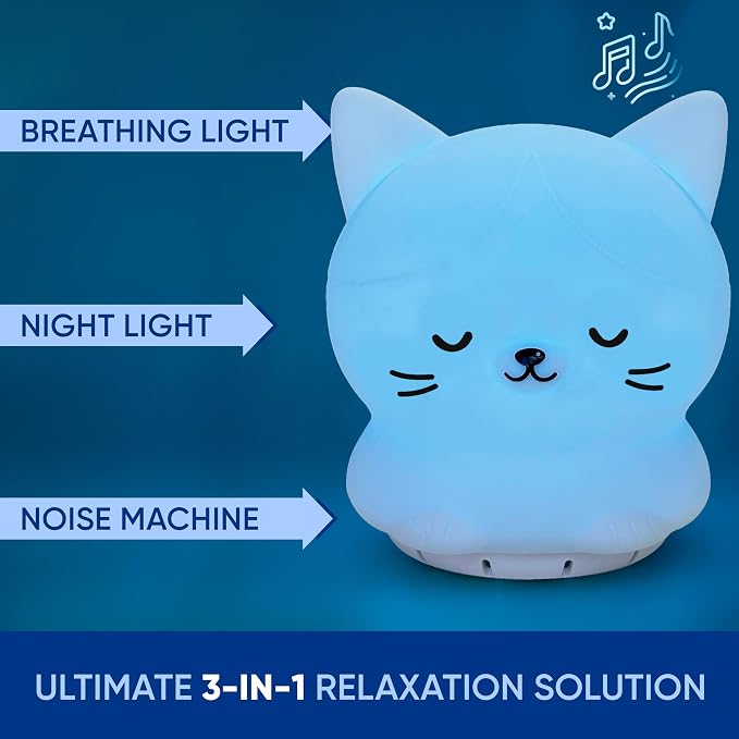 Mindfulness 'Breathing Kitty' | 4-7-8 Guided Visual Meditation Breathing Light - Image 2