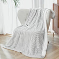 SNUGSUN Heated Blanket Throw Size, Soft and Cozy Electric Heating Blanket by SnugSun