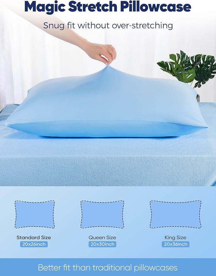 Avolare Cooling Pillow Cases Queen Size Set of 2, Arc-Chill 3.0 Cool Pillowcases - Image 8