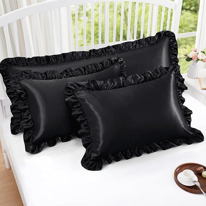 Homiest Ruffle Satin Pillowcase - Image 5