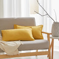 Simple&Opulence 100% Linen Lumbar Pillow Cover 12 x 20 Inches Set of 2 by SimpleOpulence