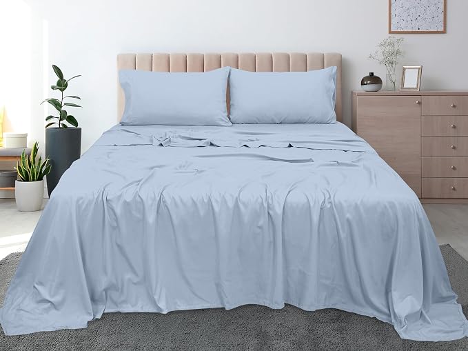 Royale Linens 300 Thread Count 100% Long Staple Combed Cotton Flat Sheet - Image 9