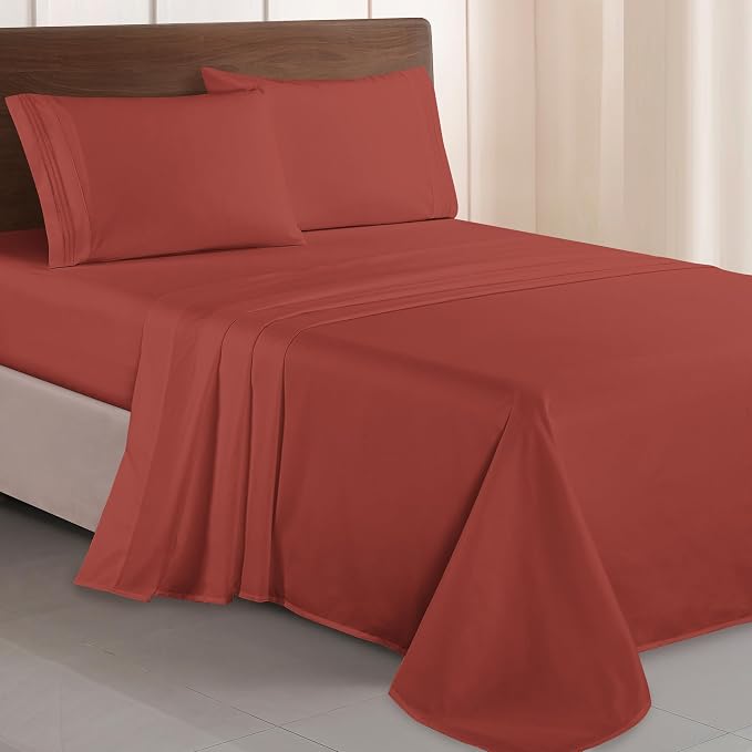 Elegant Comfort Luxurious 1500 Premium Hotel Quality Microfiber Three Line by ELEGANTCOMFORT