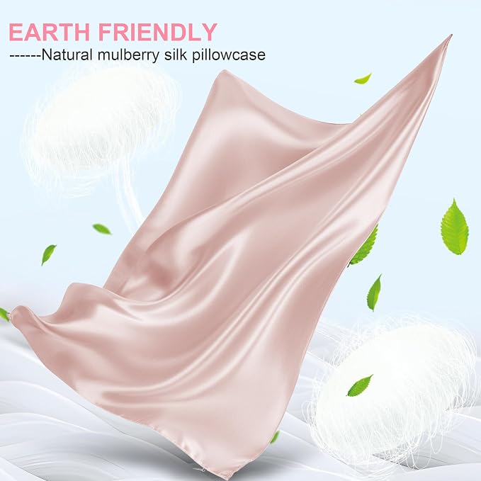 Silk Pillow Cases 2 Pack Standard Size - Image 2